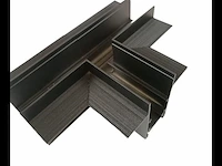 4 x t-connector voor ingebouwde magnetische rails 20 mm – horizontaal. - afbeelding 1 van  4