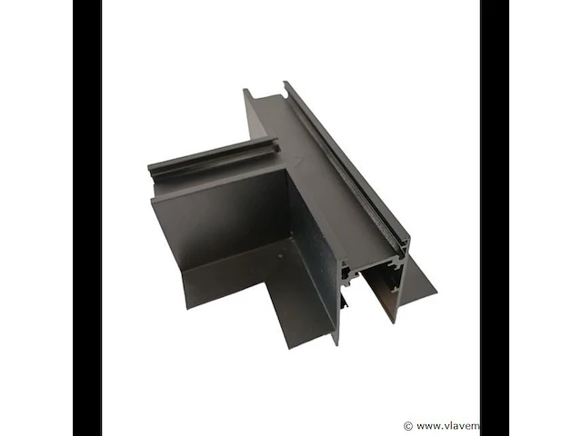 4 x t-connector voor ingebouwde magnetische rails 20 mm – horizontaal. - afbeelding 4 van  4