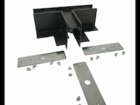 4 x t-connector voor ingebouwde magnetische rails 20 mm – horizontaal. - afbeelding 3 van  5