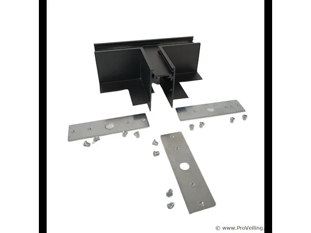 4 x t-connector voor magnet railsinbouw iek 20 mm - horizontaal - afbeelding 2 van  4