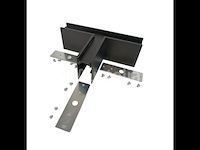 4 x t-connector voor opbouwmagnetische rails 20 mm - horizontaal - afbeelding 1 van  4