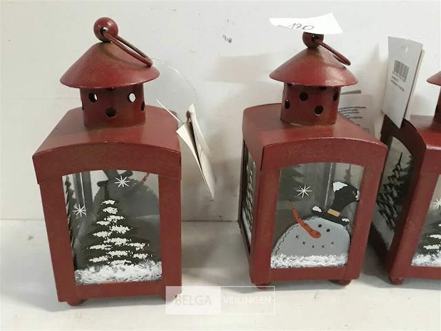 4 x t-lichthuisje lantaarn 15 cm - afbeelding 3 van  3