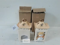 4 x t-lichthuisje lantaarn 17 cm - afbeelding 2 van  3