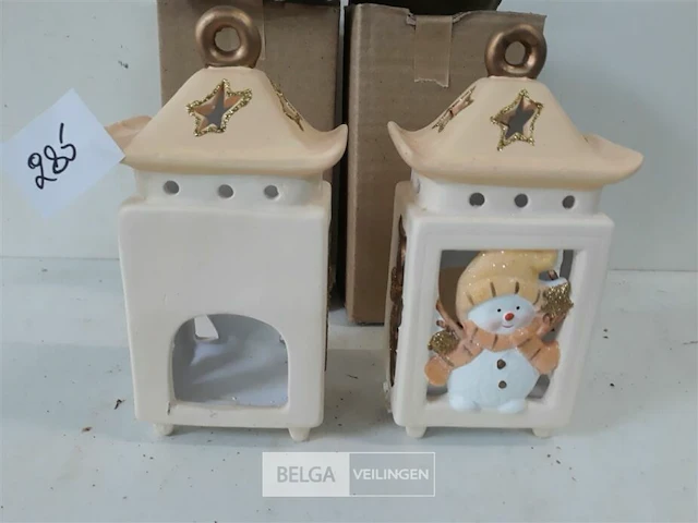 4 x t-lichthuisje lantaarn 17 cm - afbeelding 3 van  3