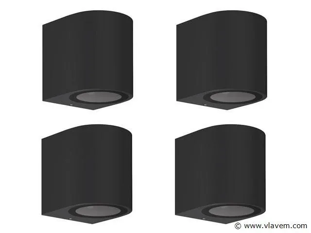 4 x tallight 1.0 eco buitenarmatuur zwart - afbeelding 1 van  6