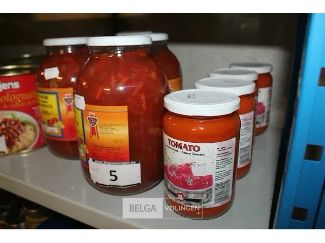 4 x tomaten saus 695 g / 4 x zoet-zure saus 2180 g - afbeelding 1 van  5