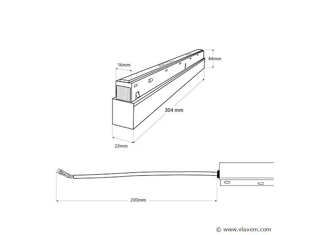 4 x transformator ponze magnetische rail 20mm 48v -200w - afbeelding 5 van  5