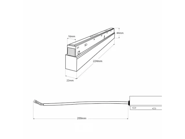 4 x transformator voor magnetische rail 20 mm 48v – 100w - afbeelding 6 van  6