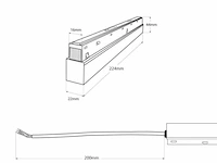 4 x transformator voor magnetische rail 20 mm 48v – 100w - afbeelding 6 van  6