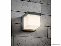 4 x trope opaal buiten wandlamp zwart - afbeelding 5 van  8