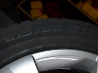 4 x velgen pirelli 215/55r17 98v m+s (1 beschadigd) - afbeelding 8 van  8