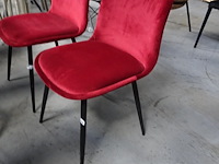 4 x velvet stoel - afbeelding 2 van  4