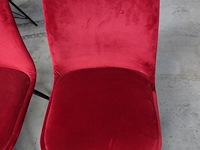 4 x velvet stoel - afbeelding 3 van  4