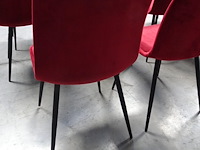 4 x velvet stoel - afbeelding 4 van  4