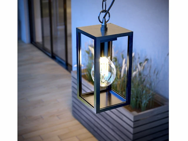 4 x venezia buiten hanglamp zwart - afbeelding 1 van  6