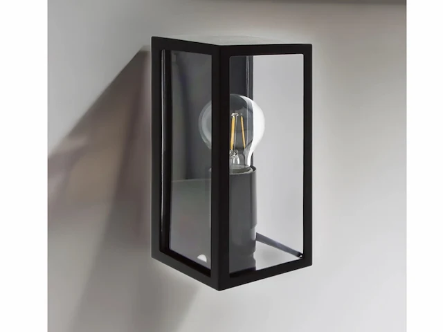 4 x venezia buiten wandlamp zwart - afbeelding 1 van  6