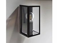 4 x venezia buiten wandlamp zwart - afbeelding 1 van  6