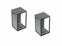 4 x venezia buiten wandlamp zwart - afbeelding 2 van  6