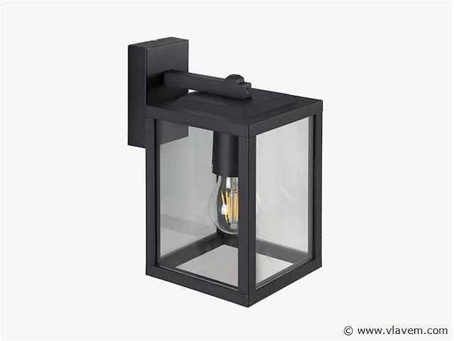4 x veneziana buiten wandlamp zwart - afbeelding 1 van  7