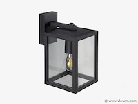 4 x veneziana buiten wandlamp zwart - afbeelding 1 van  7