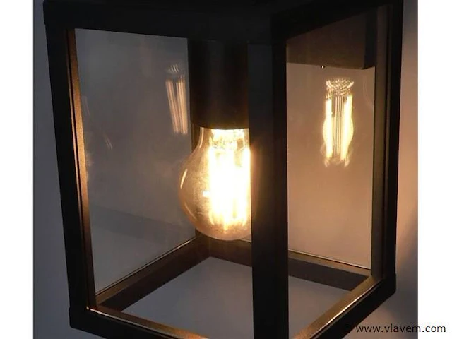4 x veneziana buiten wandlamp zwart - afbeelding 6 van  7