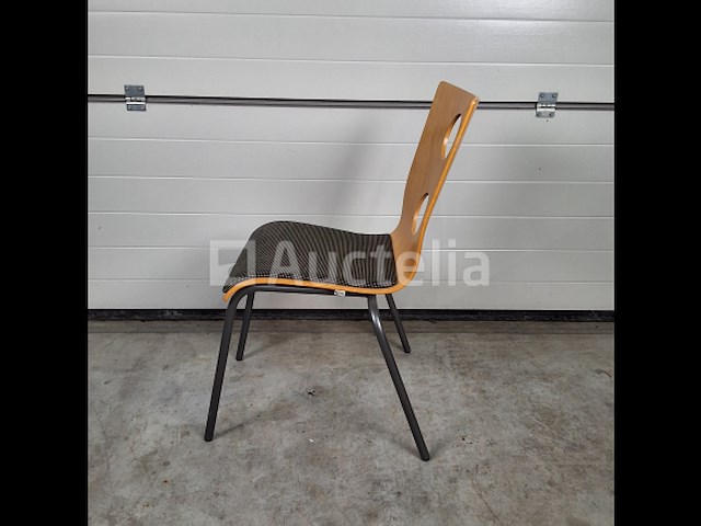 4 x vintage stoel drisag occhio van roel vandebeek voor drisag zonder armleuning - afbeelding 5 van  7