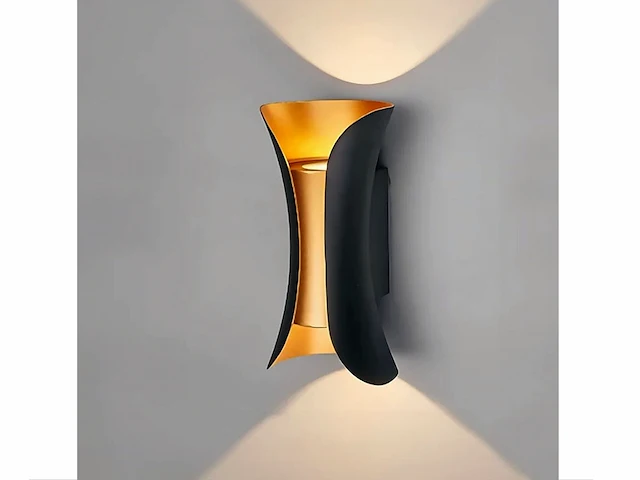 4 x viva buiten armaturen goud zwart - afbeelding 6 van  7