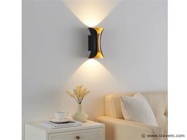 4 x viva wand design armaturen goud zwart - afbeelding 2 van  9