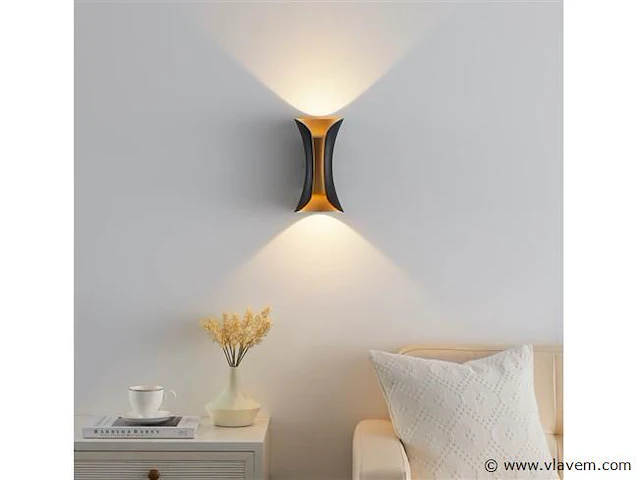 4 x viva wand design armaturen goud zwart - afbeelding 3 van  9