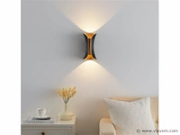 4 x viva wand design armaturen goud zwart - afbeelding 3 van  9