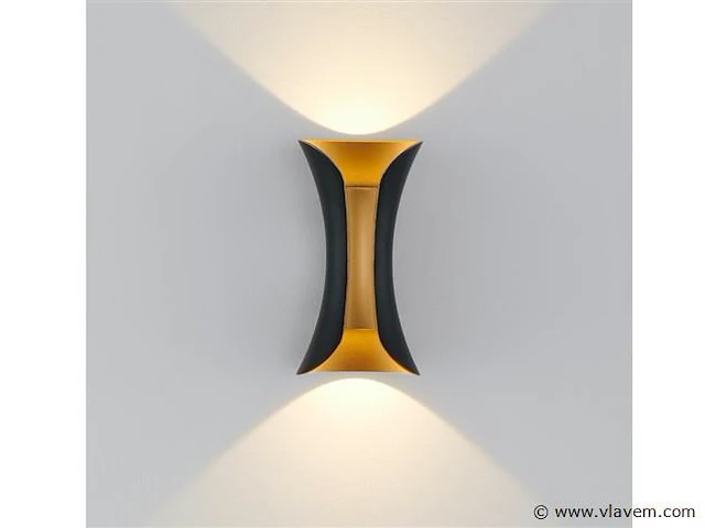 4 x viva wand design armaturen goud zwart - afbeelding 6 van  9