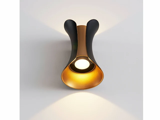 4 x viva wand design armaturen goud zwart - afbeelding 3 van  7