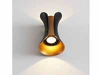 4 x viva wand design armaturen goud zwart - afbeelding 3 van  7