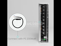 4 x voedingsconnector met kabel voor magnetische rail - 48v - afbeelding 1 van  3