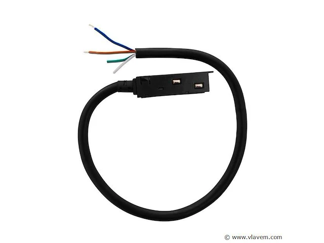 4 x voedingsconnector met kabel voor magnetische rail - 48v - afbeelding 1 van  3