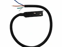 4 x voedingsconnector met kabel voor magnetische rail - 48v - afbeelding 1 van  3