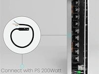 4 x voedingsconnector met kabel voor magnetische rail - 48v - afbeelding 2 van  3