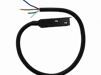 4 x voedingsconnector met kabel voor magnetische rail – 48v. - afbeelding 1 van  4