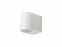 4 x wandlamp modern halfrond gu10 fitting zand wit waterdicht - afbeelding 2 van  3