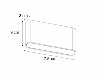 4 x weldon design wand armatuur zwart - afbeelding 4 van  8