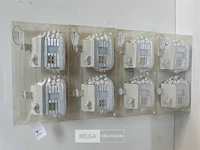 4 x winterhuis 2 stuks 10 cm - afbeelding 1 van  3