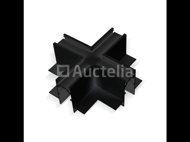 4 x x-connector voor inbouw magnetische rails 20 mm - horizontaal - afbeelding 2 van  4