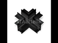 4 x x-connector voor inbouw magnetische rails 20 mm - horizontaal - afbeelding 3 van  4