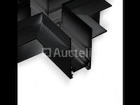 4 x x-connector voor inbouw magnetische rails 20 mm - horizontaal - afbeelding 4 van  4