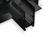 4 x x-connector voor inbouw magnetische rails 20 mm - horizontaal - afbeelding 2 van  4