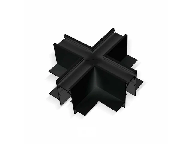 4 x x-connector voor inbouw magnetische rails 20 mm - horizontaal - afbeelding 4 van  5
