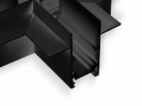 4 x x-connector voor ingebouwde magnetische rails 20 mm – horizontaal. - afbeelding 2 van  4