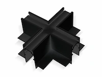 4 x x-connector voor ingebouwde magnetische rails 20 mm – horizontaal. - afbeelding 3 van  4