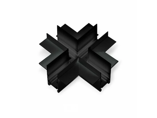 4 x x-connector voor ingebouwde magnetische rails 20 mm – horizontaal. - afbeelding 2 van  5