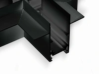 4 x x-connector voor ingebouwde magnetische rails 20 mm – horizontaal. - afbeelding 3 van  5
